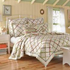 Laura Ashley Ruffle Garden Quilts Multicolour (264.2x243.8cm)