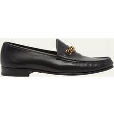 Tom Ford Black Chain Loafers 1N001 BLACK