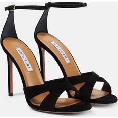 Aquazzura Sorte Divine 105mm Ruskindssandaler - Sort