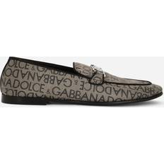 Dolce & Gabbana Herre Lave sko Dolce & Gabbana Signatur Monogram Loafers Sko Herre Brun