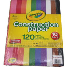 Multicoloured Craft Papers Crayola Construction Paper, 8 different colors, 120 Sheets