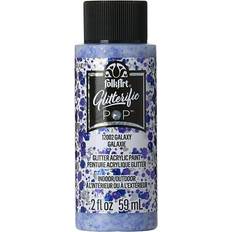 Plaid FolkArt Glitterific Pop Acrylic Paint 2oz-Galaxy