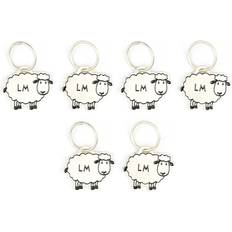 Knitpro Lantern moon metal sheep stitch markers 6pcs