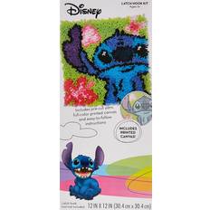 Latch Hook Kits Needlework Kits Dimensions 72-75542 disney's lilo and stitch latch hook kit for beginners, fi