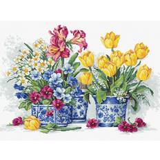 LUCAS Spring Garden Counted Cross-Stitch Kit