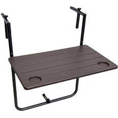 Tavolini da Balcone Garden Pleasure Pieghevole Sospeso 60x60 cm Tavolino da Balcone