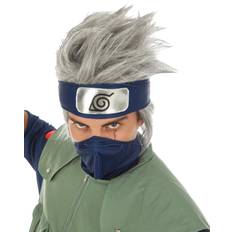 Silver Maskerad Korta peruker Chaks Kakashi Hatake Perücke