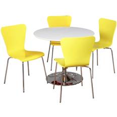 Yellow Dining Sets Buylateral Simple Pisa Modern Dining Set