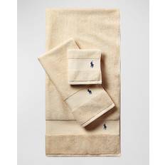 Natural Towels Polo Ralph Lauren Polo Player Hand PALE OAK Bath Towel Natural