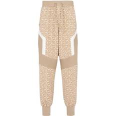 Balmain Men Trousers Balmain Pyramid monogram print jogging pants