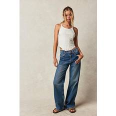 Tinsley Baggy High-Rise Jeans by We The at, Hazey Blue
