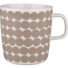 Beige Tasses Marimekko Mug Räsymatto 4 dl White-beige Tasse