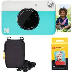 Analogue Cameras Kodak Printomatic Instant Camera Gift Bundle Blue