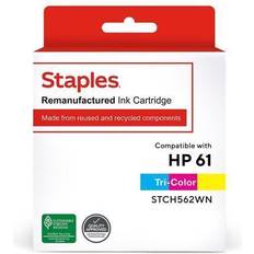 Staples TRU RED Remanufactured Ink HP 61 Tri-color TRCH562WN/SIH-R