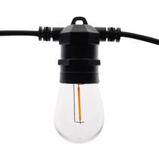 Led slinga LightsOn Cozy Black Ljusslinga 10 Lampor