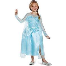 Royal Tenues de soirée Disguise Frozen Disney Classic Elsa Snow Queen Gown Child Costume