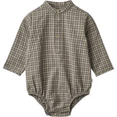 Playsuits Wheat Victor Autumn Sky Check Hemdbody - Body
