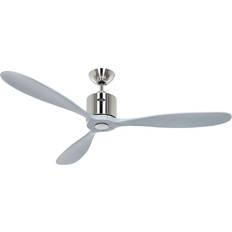 CasaFan Loftventilatorer CasaFan Dc Ceiling Fan Aeroplan Eco Chrome Light Grey
