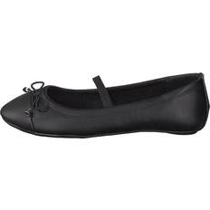 Dame - Svarte Ballerinasko Duffy 92-26437 Black, Unisex, Sko, Sandaler og Hjemmesko, ballerina sko, Sort