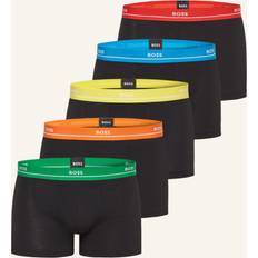 Man - Orange Underwear HUGO BOSS 5-Pack Classic Boxer Trunks, Black/multicolours