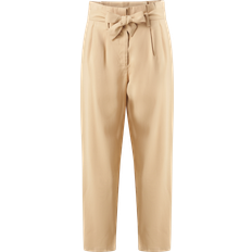 Vila High-waist Paperbag Trousers