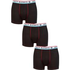 Jeff Banks Mens Pack Sports Underwear Black