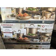 Circulon Cookware Circulon Premier Professional Cookware Set with lid