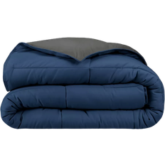 Bare Home Reversible Bedspread Grey, Blue (294.6x248.9cm)
