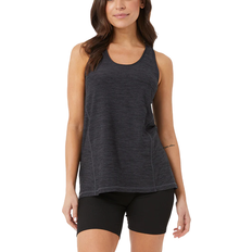 32 Degrees Women's Cool Racerback Tank - Black Space Dye