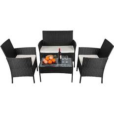 PAIQIAN 4 Pieces Outdoor Lounge Set