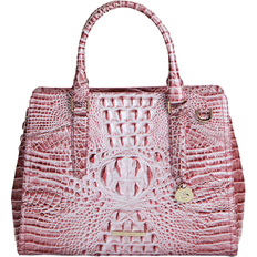 Brahmin Melbourne Small Finley Satchel - Pink Icing