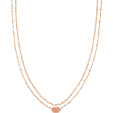 Kendra Scott Emilie Multi Strand Necklace - Rose Gold