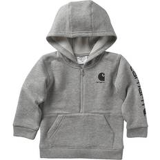 9-12M - Boys Hoodies Carhartt Boy's Long-Sleeve Half-Zip Sweatshirt - Grey Heather