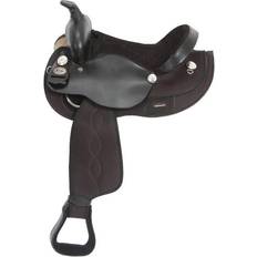 King Series Eclipse Tough1 Synthetic Rnd Skirt Trail Saddle