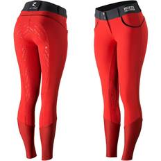 Dame - Ridesport Bukser på tilbud Horze Nordic Performance Silikone fuldskindsridebukser, dame Red 038 Women