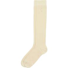 Ami Paris Socks Ami Paris logo-patch knitted socks unisex 39-42 Neutrals