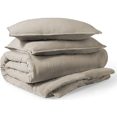 Bare Home Sandwashed Duvet Cover Gray (269.2x238.8cm)