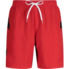 Under Armour Men's Breeze Colorblock Swim Volley Shorts - Red/White/Black