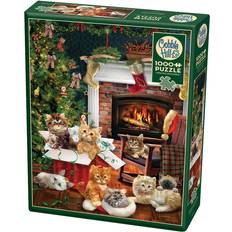 Cobblehill Classic Jigsaw Puzzles Cobblehill Christmas Kittens 1000 Pieces