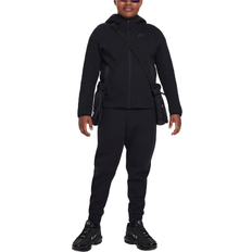 Plus size junior clothing NIKE Older Kid's Sportswear Tech Fleece Full-Zip Hoodie Extended Size - Black (FD3286-010)