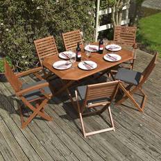Rowlinson Patio Dining Sets Rowlinson Plumley 6 Patio Dining Set