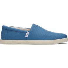 Toms Alpargata Forward Espadrille Ocean Blue Refibra Tencel Textile Woven Men's Shoes Blue