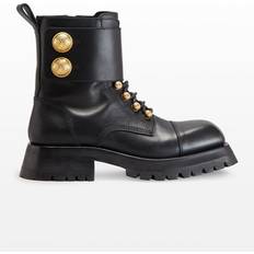 Bottine femme Balmain Ranger en Cuir Noir