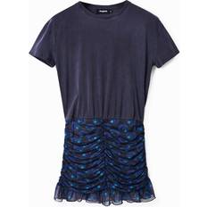 Desigual Klänningar Desigual Kurzes, zweiteiliges Kleid BLUE BLUE, XS