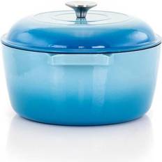 Red Casseroles MegaChef - with lid 1.25 gal