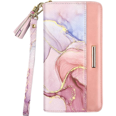 Coco Rossi Card Holder Organizer Wallet - Watercolor Pink