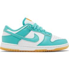 Nike Dunk Low W - White/Turquoise/Orange