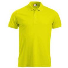 Gula Pikétröjor Clique Men's Manhattan Polo - Visibilty Yellow
