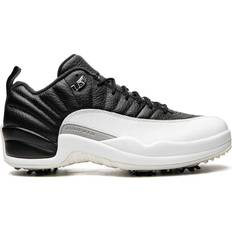 NIKE Textile Golf Shoes NIKE Air Jordan 12 Low Golf M - Black/Varsity Red/Metallic Silver/White