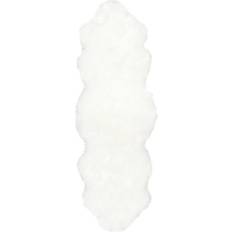 White Sheepskin Nuloom Terrell White 61.0x182.9cm